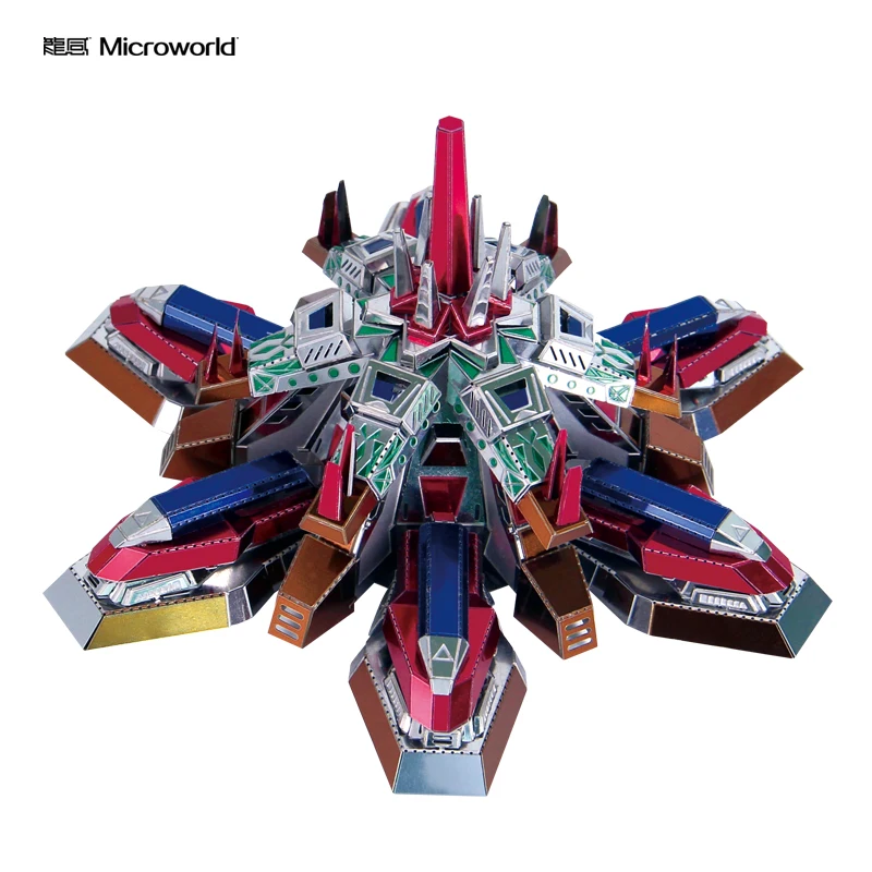 3D-пазл из металла Microworld строительная модель на основе энергии лазерная вырезка