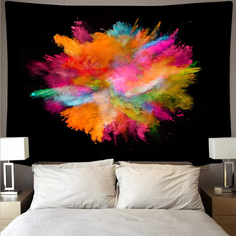 Психоделический гобелен Настенный Ковер красочная картина Настенная ткань