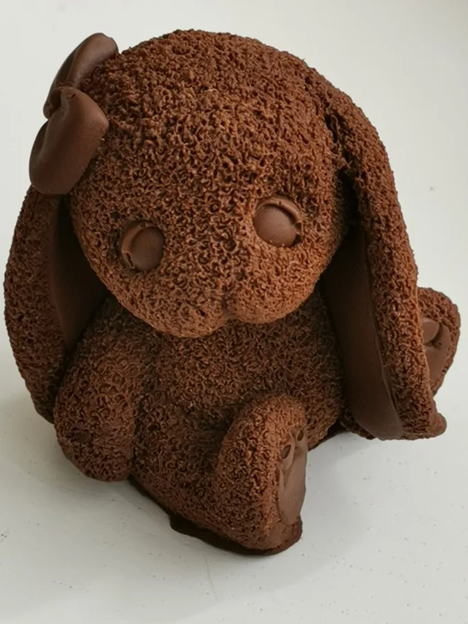 PRZY DW0106 силиконовая форма для мыла в виде кролика 3D формы ароматов свечи Женская