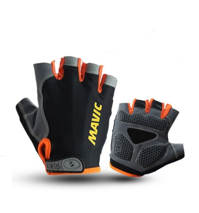 Cycling Gloves Перчатки для велоспорта Mavic, мужские, летние, спортивные, противоударный велосипед, гелевые, MTB, велосипедные перчатки Guantes Ciclismo - Цвет: Cycling Gloves