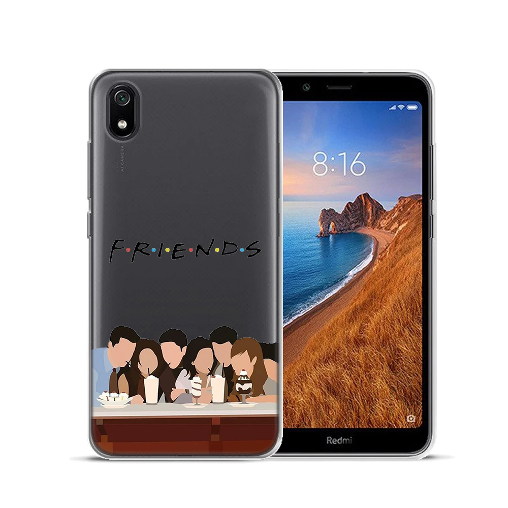 Central Perk Coffee Friends tv Show Case For Xiaomi Mi 9 SE 9T Pro 5X A1 6X A2 A3 Redmi K20 7 Y3 5 Plus Note 10 4 4X 6 8 | Мобильные