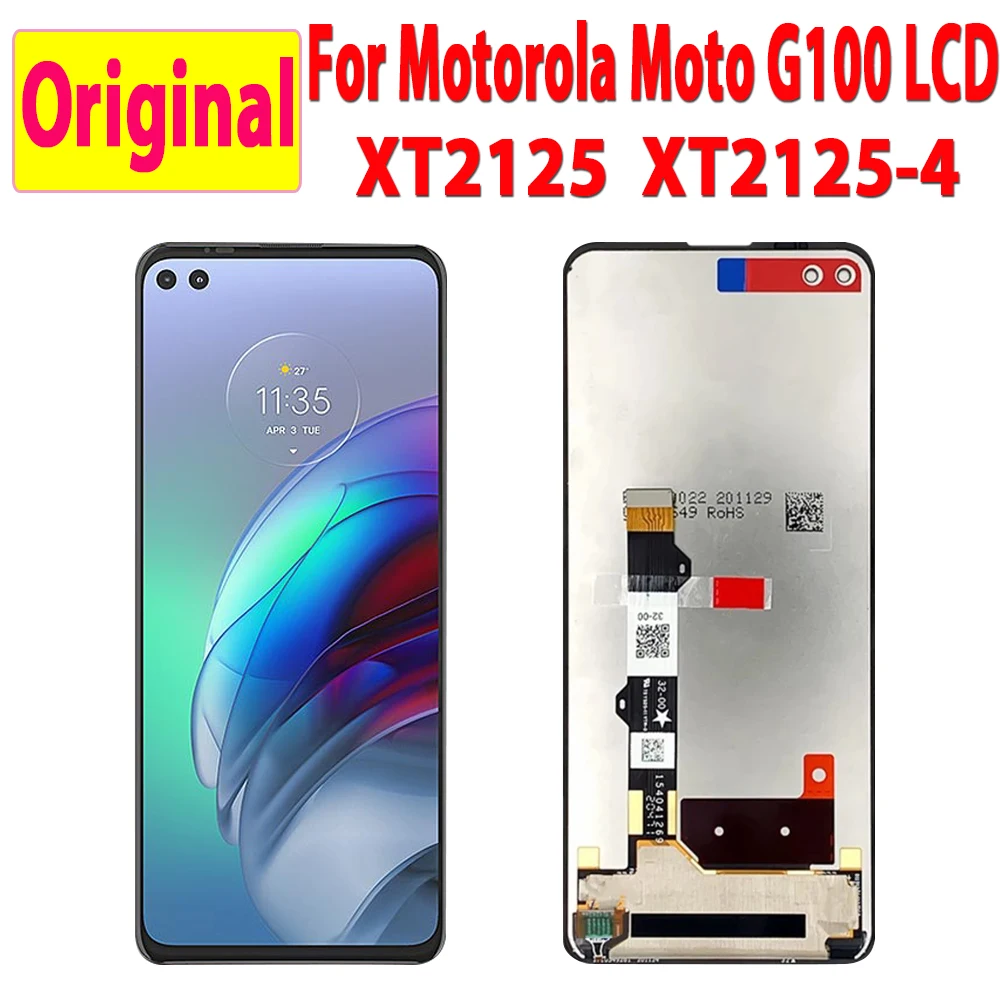 ЖК-дисплей 6 7 дюйма для Motorola Moto G100 экран с дигитайзером в сборе XT2125 протестирован -