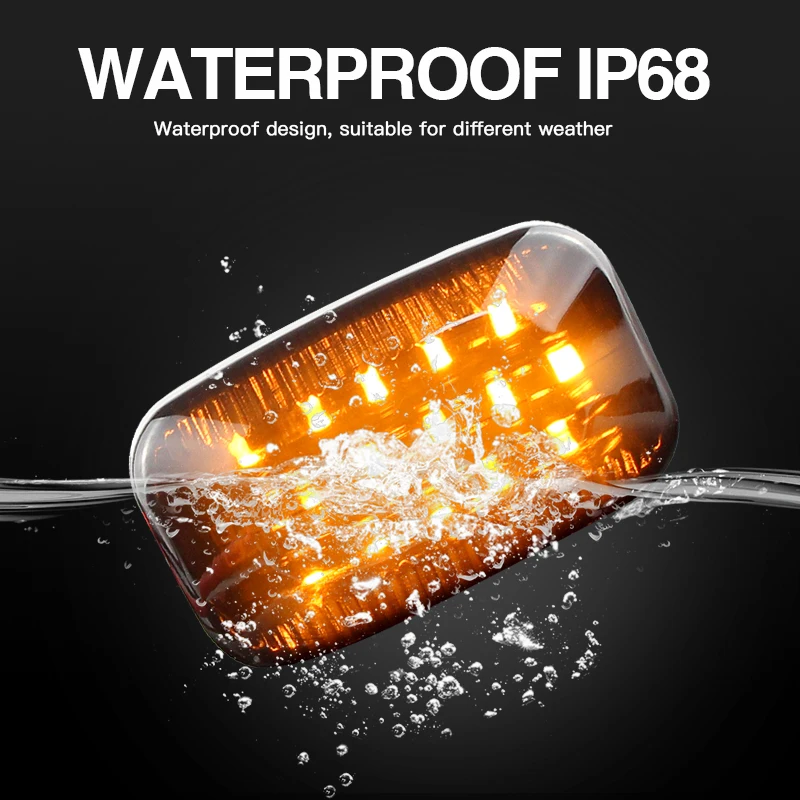 Динамический светодиодный боковой габаритный фсветильник рь 2 шт. световой