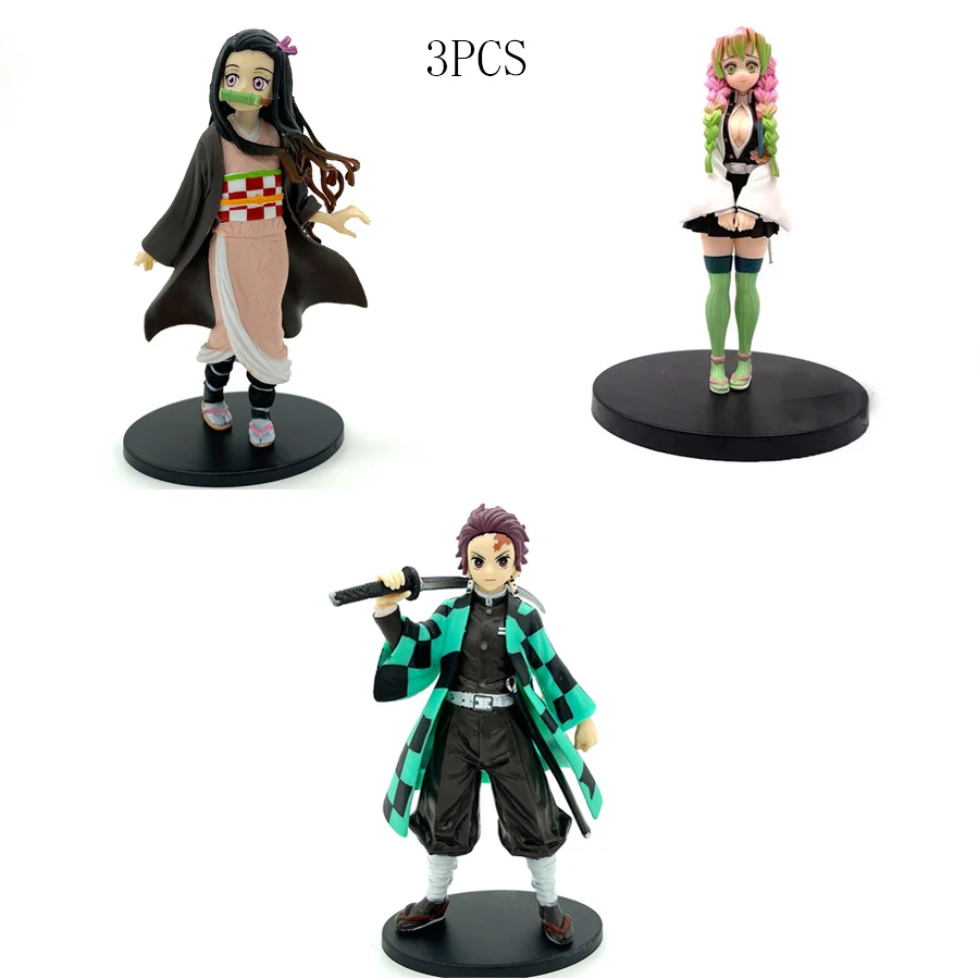 

Demon Slayer Kimetsu no Yaiba figure Action Kamado Tanjirou Agatsuma Zenitsu Nezuko Warrior tokyo revengers anime figures Toys