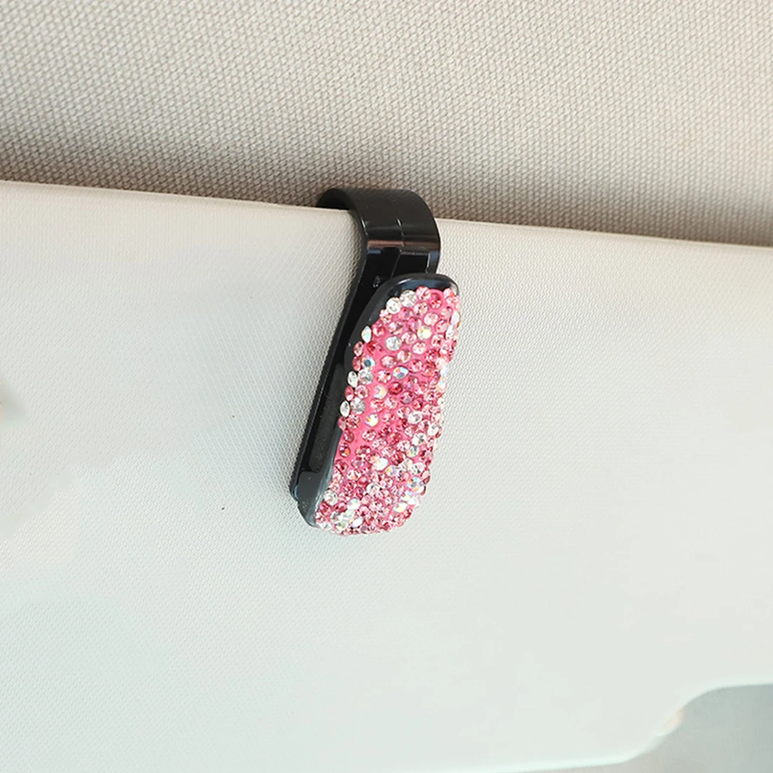 Автомобильные аксессуары бриллиантовый женский Чехол для очков солнцезащитный