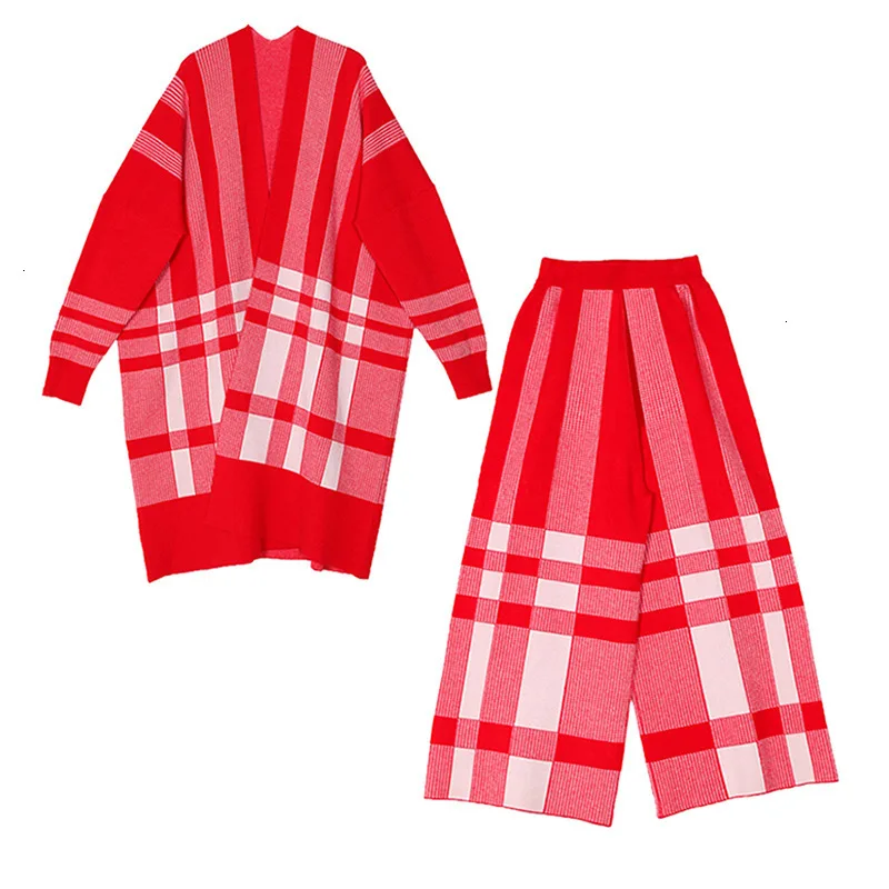 LANMREM новинка 2019 трикотажный кардиган с v-образным вырезом белый и красный цвета +