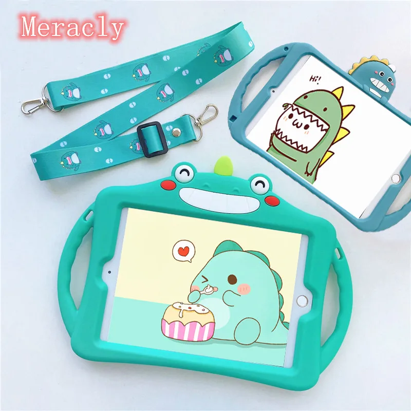 Ударопрочный чехол для IPad Mini 2 3 4 5 детский мультяшный силиконовый защитный Apple Air