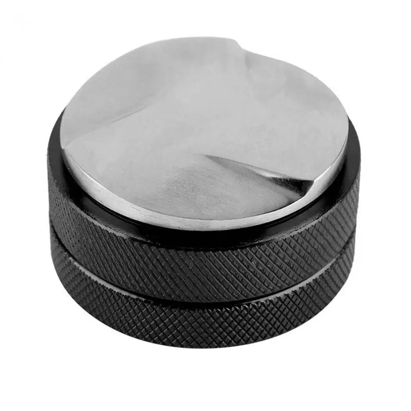 

New Espresso 58Mm Coffee Distributor Leveler Tool Macaron Coffee Tamper With Three Angled Slopes-Black