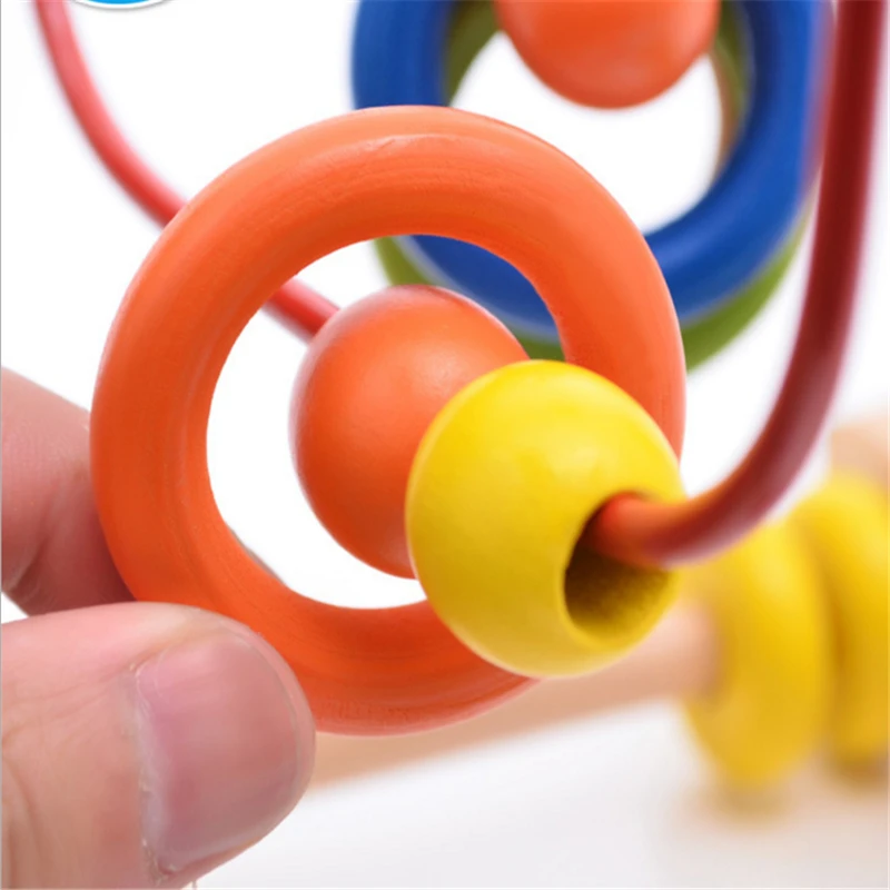 

New Baby Colorful Beads Building Blocks Toys Calculate Beading Children Early Education Toy For Montessori Infant Math Toys