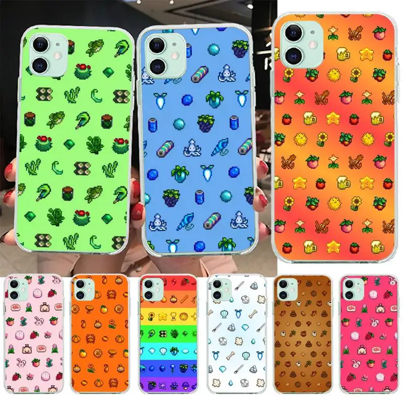 

Anime Game Stardew Valley Phone Case for iphone 12 13 Mini SE 2020 5 5S 6 6S Plus 7 8 Plus X XR XS 11 Pro Max Fundas Coque cover