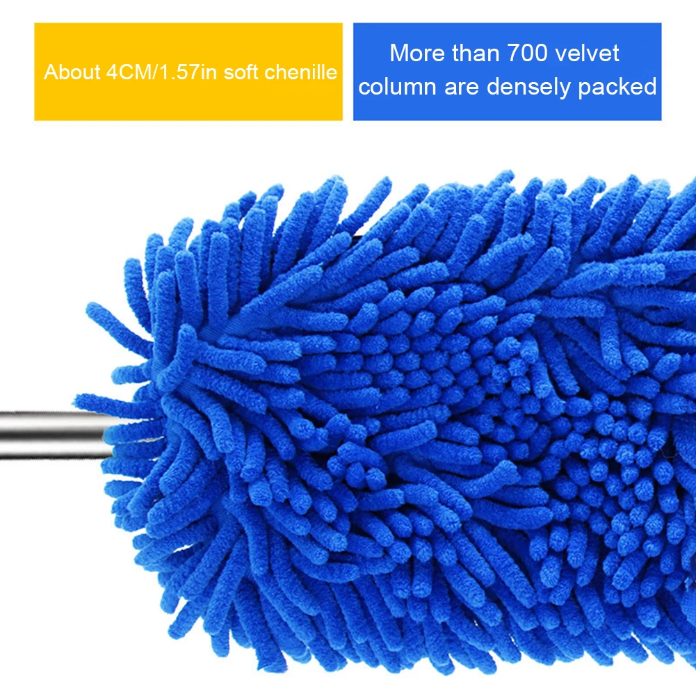 

Telescoping Car Wash Cleaning Brush Multi-purpose Brush Clean Tools Home Kits Duster Dust Wax Mop Microfiber Dusting Tool