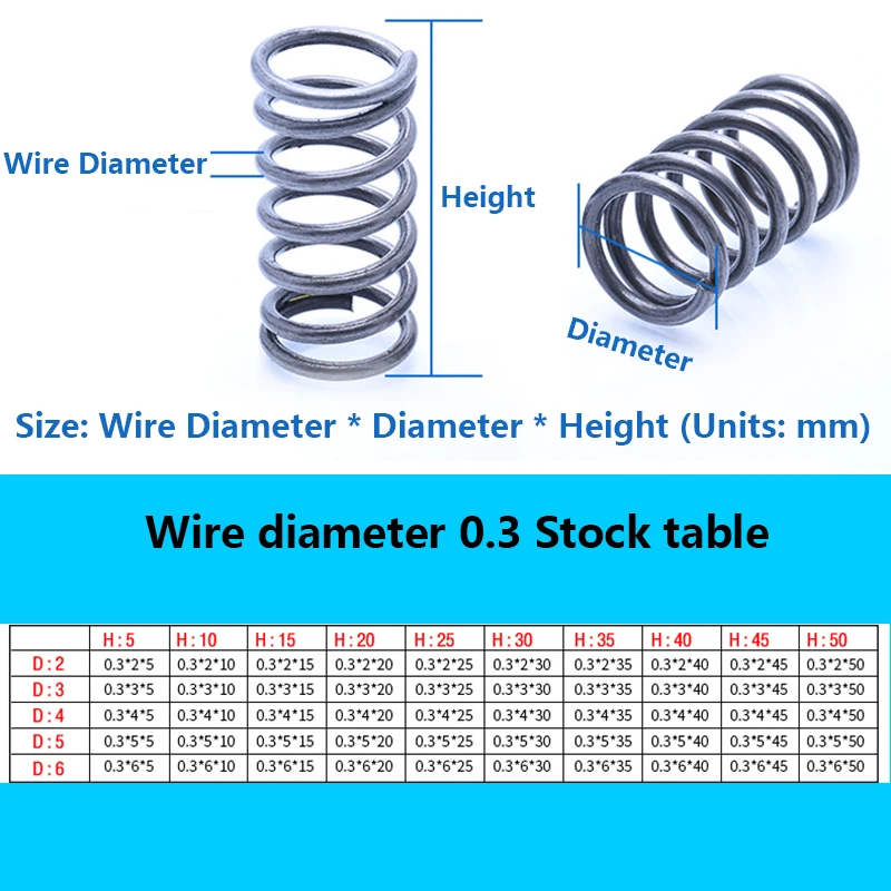 Пружины для катушки пружины прессования ротора под давлением возврата диаметр