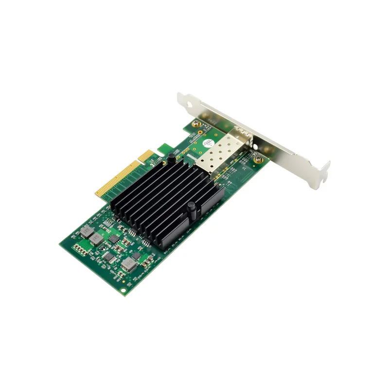 1Port PCIe X8 Single 10GbE SFP+ Single port Server Controller Network Card Adapter Intel JL82599EN Chip Gigabit 10000M Ethernet