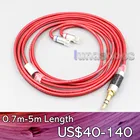 LN006679 4,4 мм XLR 2,5 мм 3,5 мм 99% чистый PCOCC кабель для наушников для Sennheiser IE8 IE8i IE80 IE80s металлический штырь