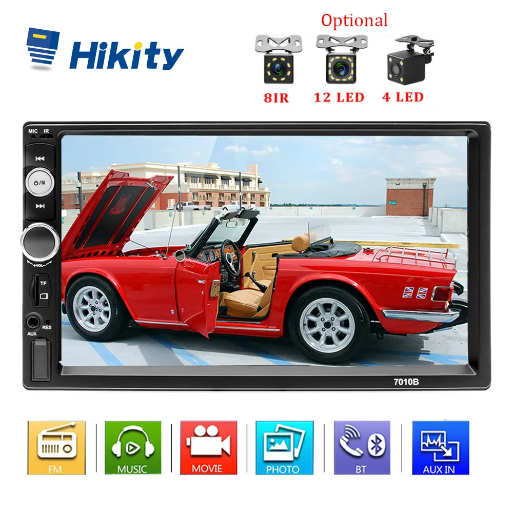 Автомагнитола Hikity HD 7 &quot сенсорный экран стерео 2din магнитола Bluetooth FM iso