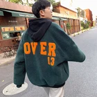 Зимние мужские водонепроницаемые парки, повседневные зимние куртки, утепленное Свободное пальто из овечьей шерсти, сохраняющие тепло белыезеленые цвета, одежда с хлопковой подкладкой