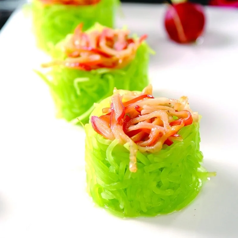 2 6 штук в партии Нержавеющая сталь круглый холодное блюдо пресс форма с пуш ап