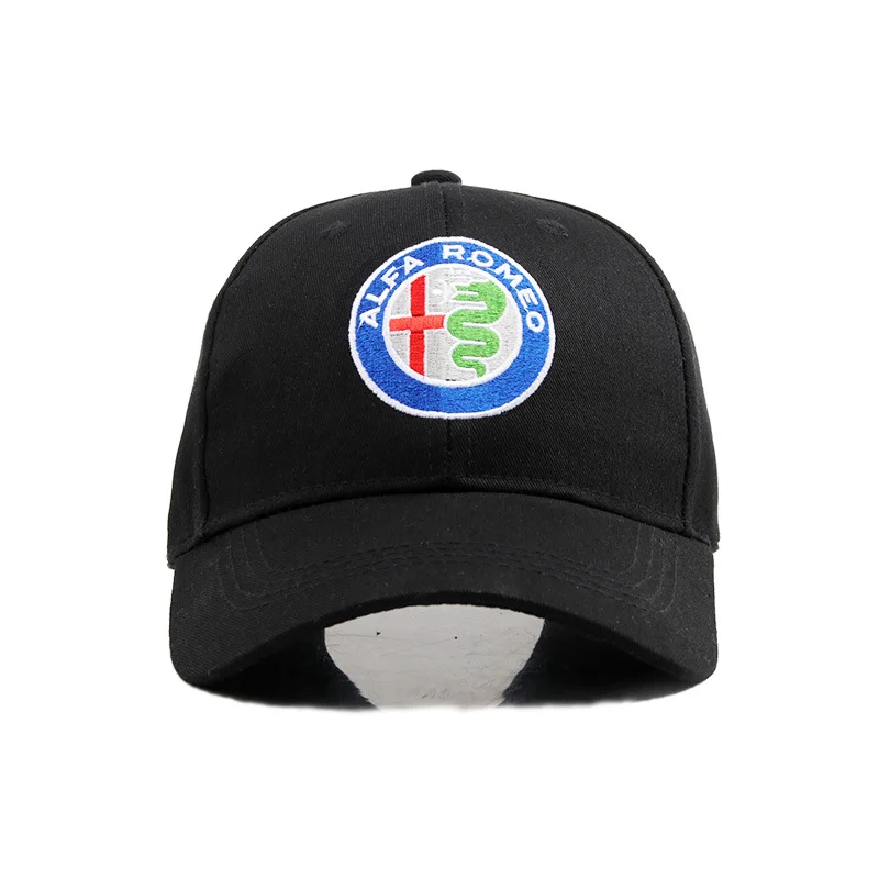 

Snapback Baseball Hat for Alfa Romeo Logo Fashion Summer Visor Cap Men Outdoor Sport Running Popular Streetwear Casual Sun Gorra