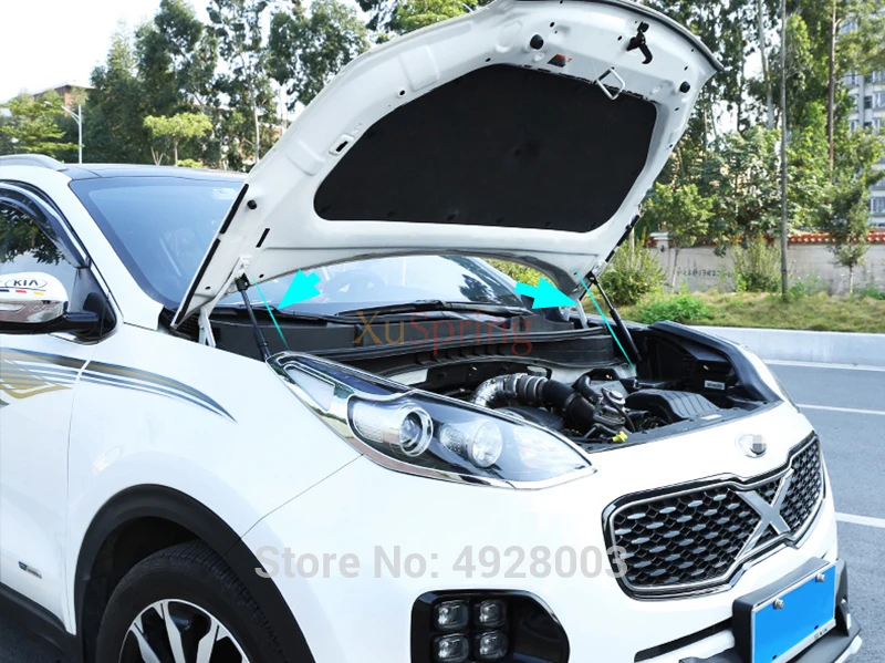 Для KIA Sportage QL 2015-2019 передняя крышка капота двигателя поддержка гидравлический
