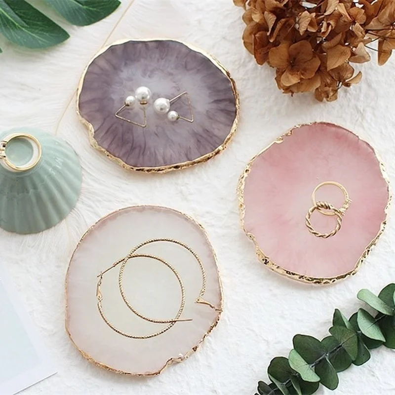 Полимерная Палитра для ногтей круглая витрина ювелирных изделий ожерелье кольцо