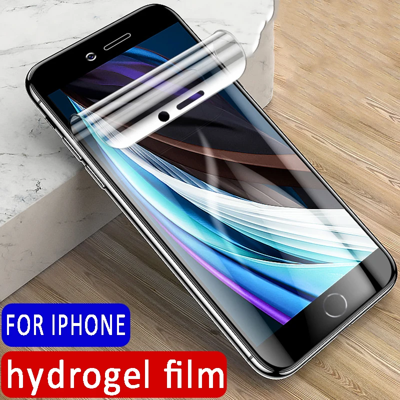 

10pcs full cover Hydrogel film Screen Protector for Apple iphone Se 2020 i phone SE2 2nd A2296 A2275 A2298 soft tpu flim