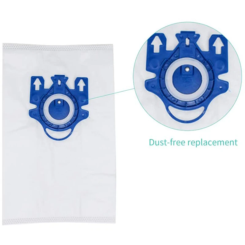 

Replacement Airclean 3D Bags Compatible for Miele GN Canister Vacuum Cleaner Parts 4 Pack Dust Bags + 1 Set Filters
