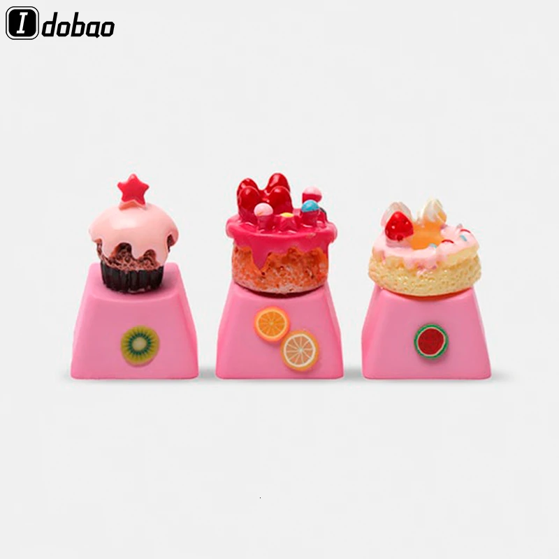 IDOBAO 3 шт. новые колпачки для ключей с милыми зубами OEM профиль настраиваемый