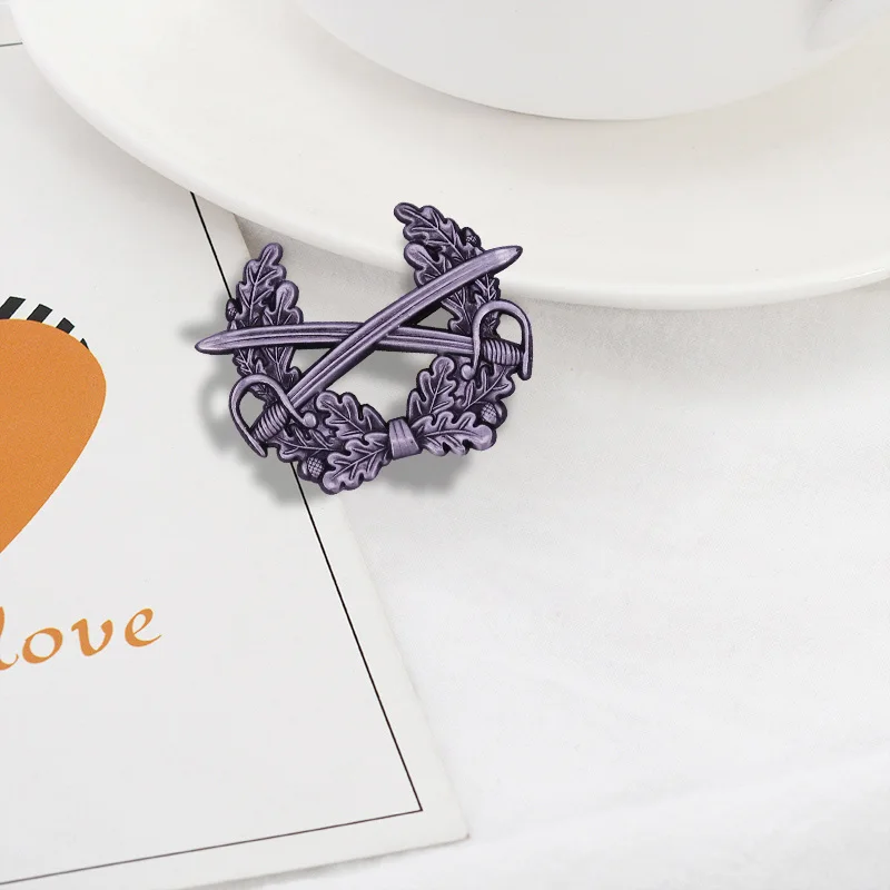 Винтажная Кепка с козырьком Западно-немецких войск металлический значок