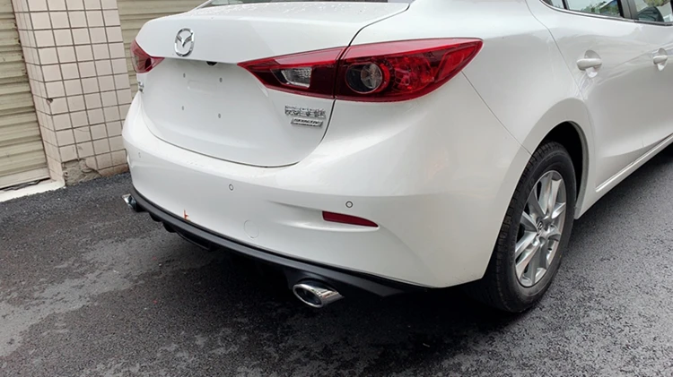 Диффузор для заднего бампера Mazda 3 Axela передняя губа лопата подходит 2014 2015 2016 2017 2018