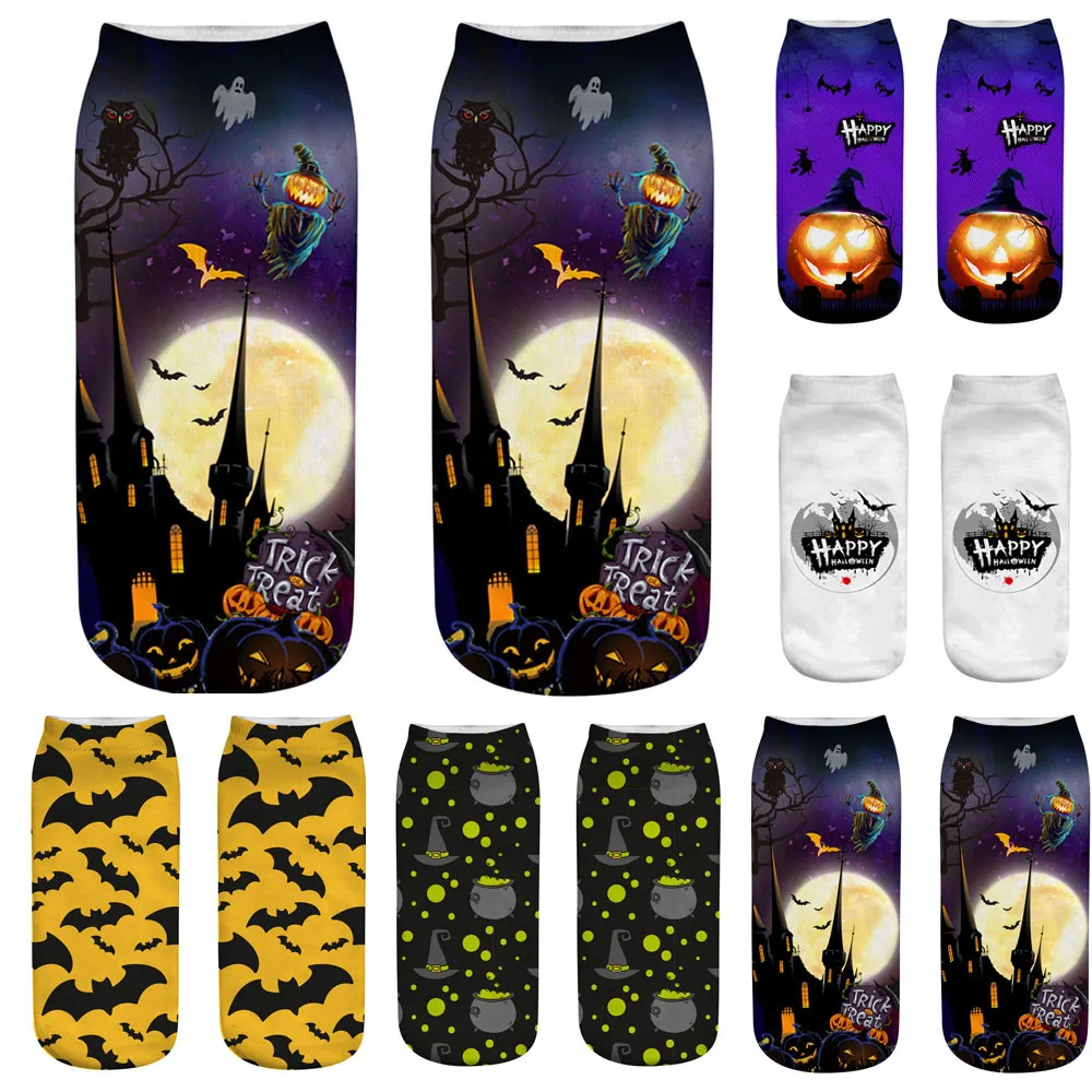 Осень зима носки горячая распродажа Женская обувь модные 3D забавная кота до