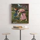 Картина на холсте с изображением Розовых бутонов, Уильяма уотерхауза