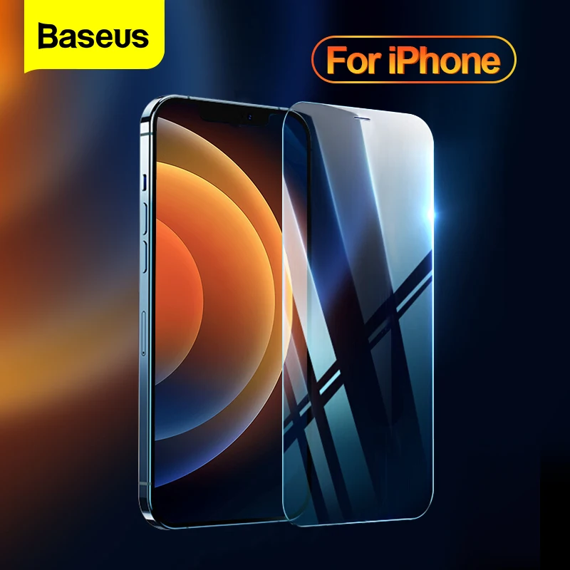 

Baseus 2 шт. 0,3 мм экран стекло для iPhone 12 Pro 12Pro Max Mini полное покрытие HD защитная пленка из закаленного стекла для iPhone 12ProMax