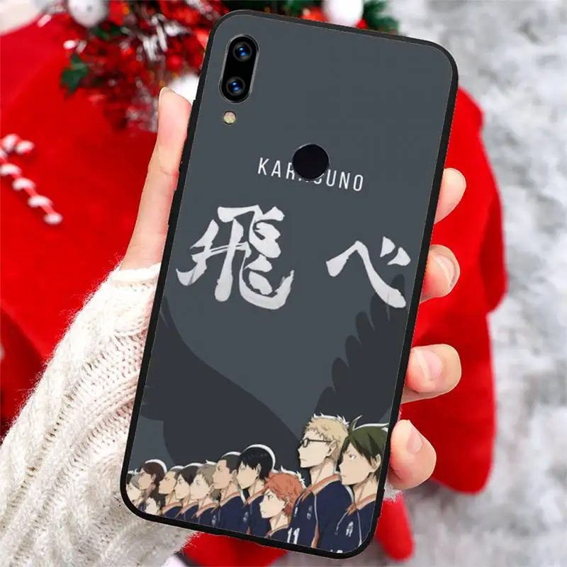 

Anime Haikyuu Hinata Shoyo Phone Case For Xiaomi Redmi note 7 8 9 t k30 max3 9 s 10 pro lite