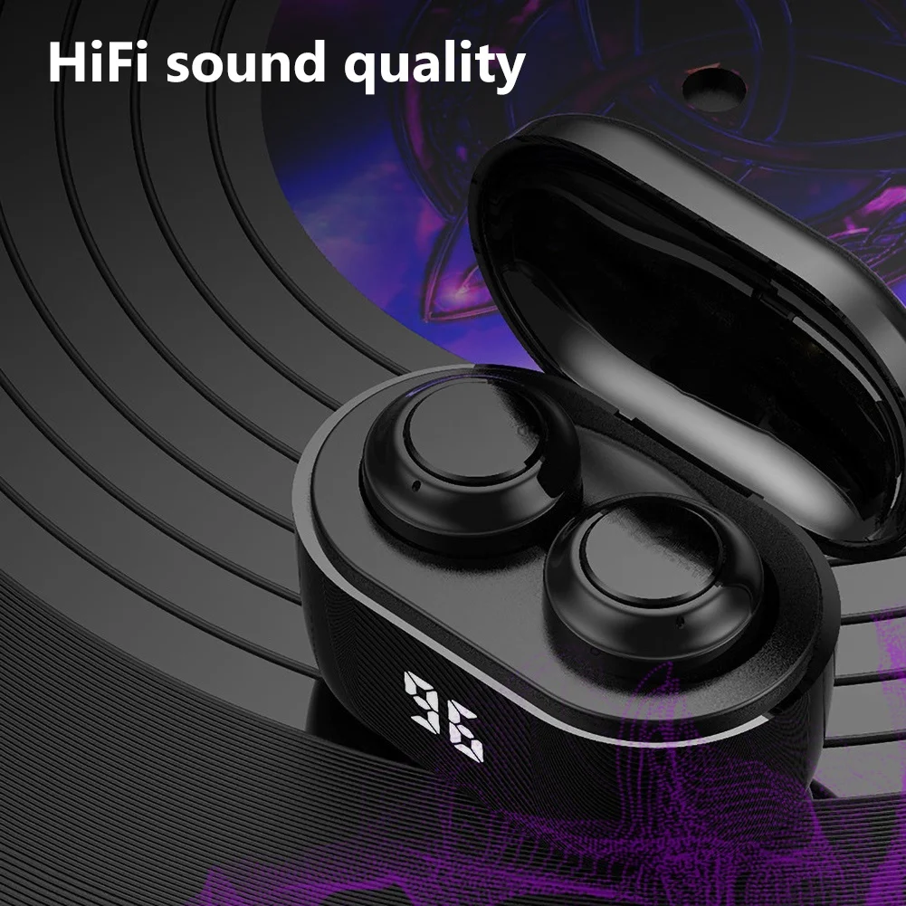 Беспроводные наушники A6 TWS с Bluetooth 5 0 Hi Fi стереонаушники цифровой зарядной
