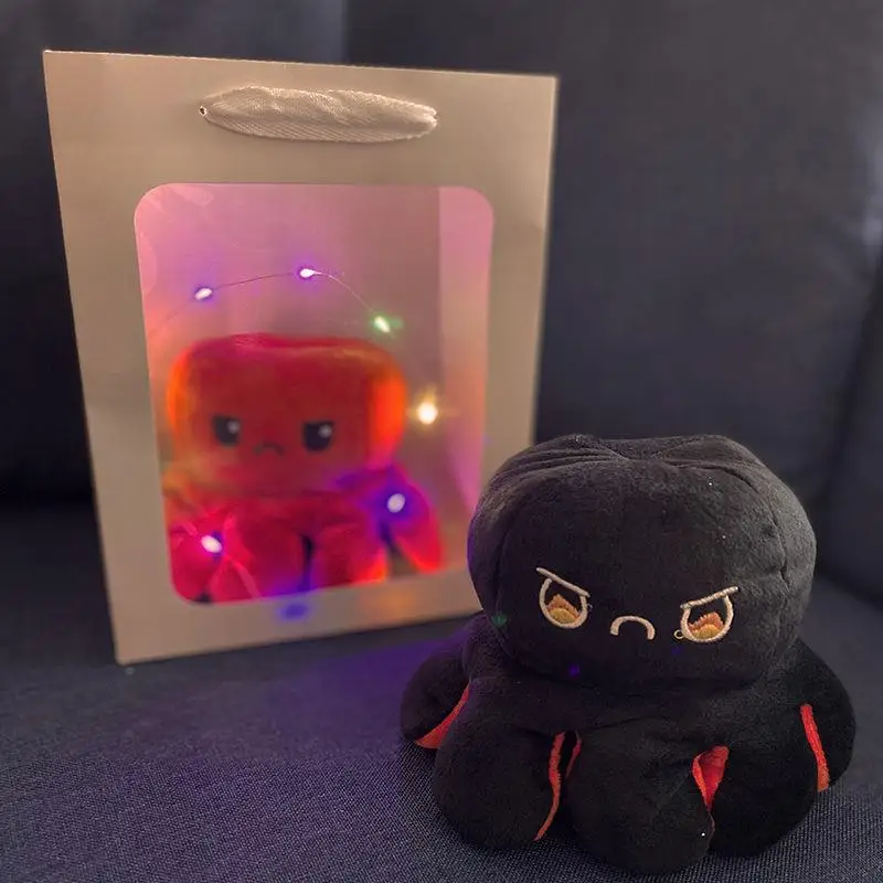 

Пулпо счастливый двухсторонний Осьминог фулпито чирдри Осьминог аксессуары для дня рождения модные осьминоги смешной человек лучший случ...