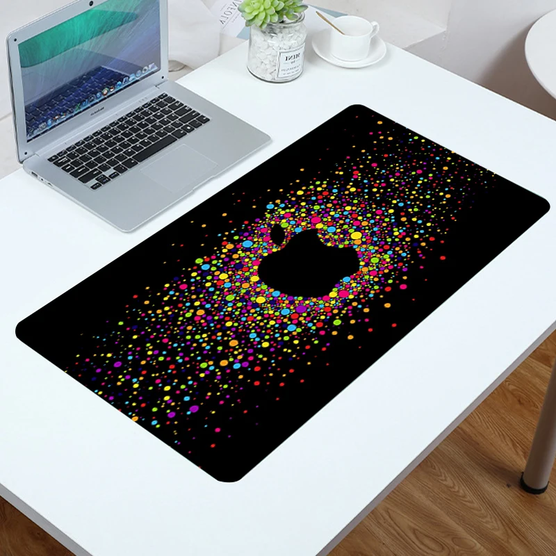 

Mausepad Anime Mouse Pad Apple Logo 90x40 Gamers Accessories Table Mat Computer Gaming Mousepad Xxl Pc Gamer Desk Carpet Rugs