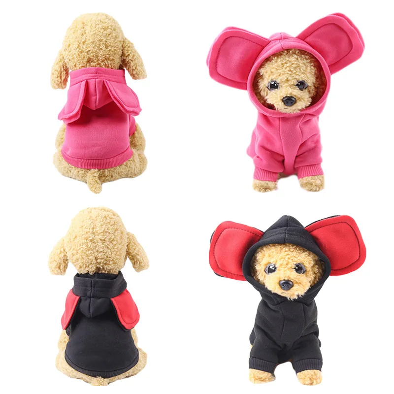 Красивая осенне зимняя одежда для питомца с двумя ногами новый свитер собаки и