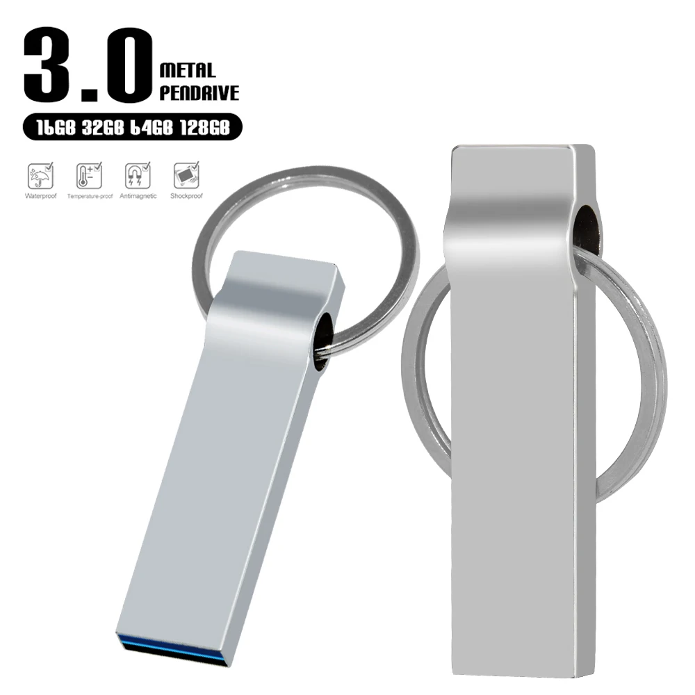 Новое поступление usb 3 0 Металлический флеш-накопитель 64 Гб флэш-накопитель 32 ГБ 4