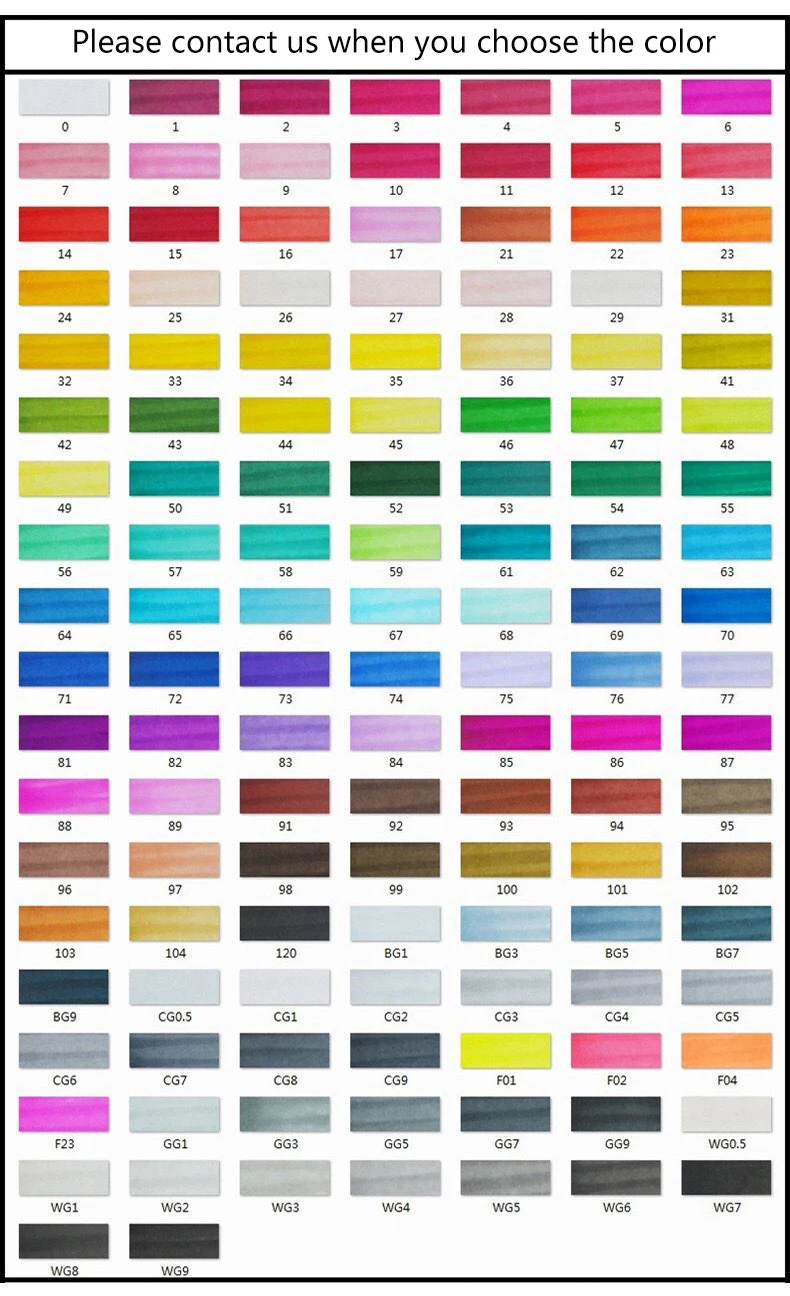 

Gowelly Markers Pen Multicolor Set Anime Student Architecture Interior Design Sketch Alcohol Brush Art Marker