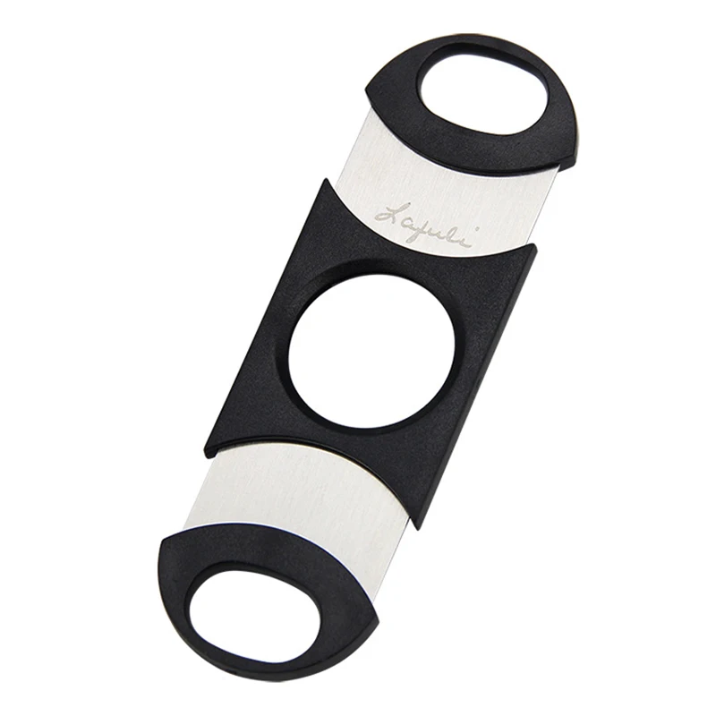 Портативные острые сигарные резаки из нержавеющей стали с большим кольцом