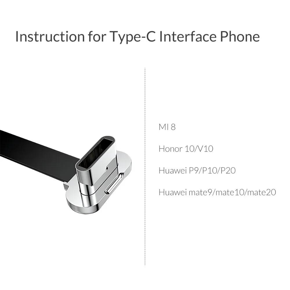 ORICO QI Беспроводное зарядное устройство приемник для iPhone беспроводной зарядный приемник для телефона Micro usb type-c