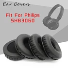 Накладки для ушей Philips SHB3060, накладки для наушников, сменная гарнитура, накладки для ушей из ПУ кожи, губчатая пена