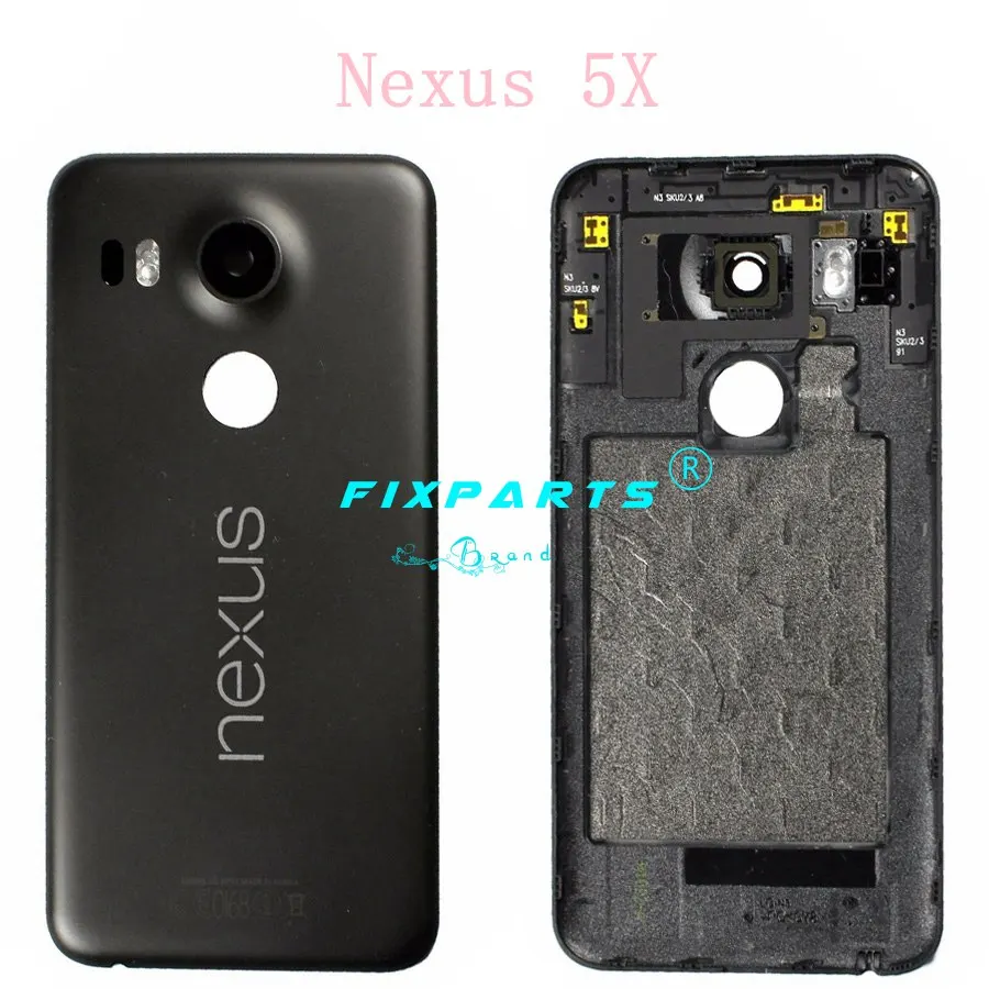 Для LG Google Nexus 5X задняя Батарея крышка D820 D821 задний Чехол двери Корпус шасси Замена Запчасти для LG Nexus 5 Батарея крышка