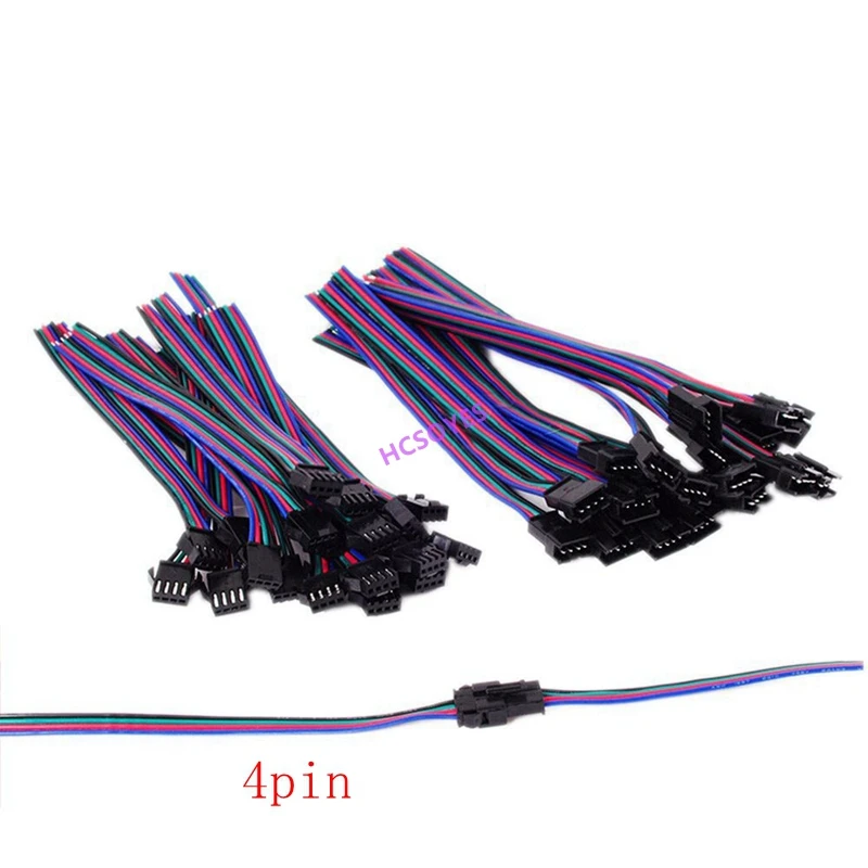 Светодиодный ленточный светильник 5 пар 2pin 3pin 4pin 5pin 6pin JST для 3528 5050 WS2811