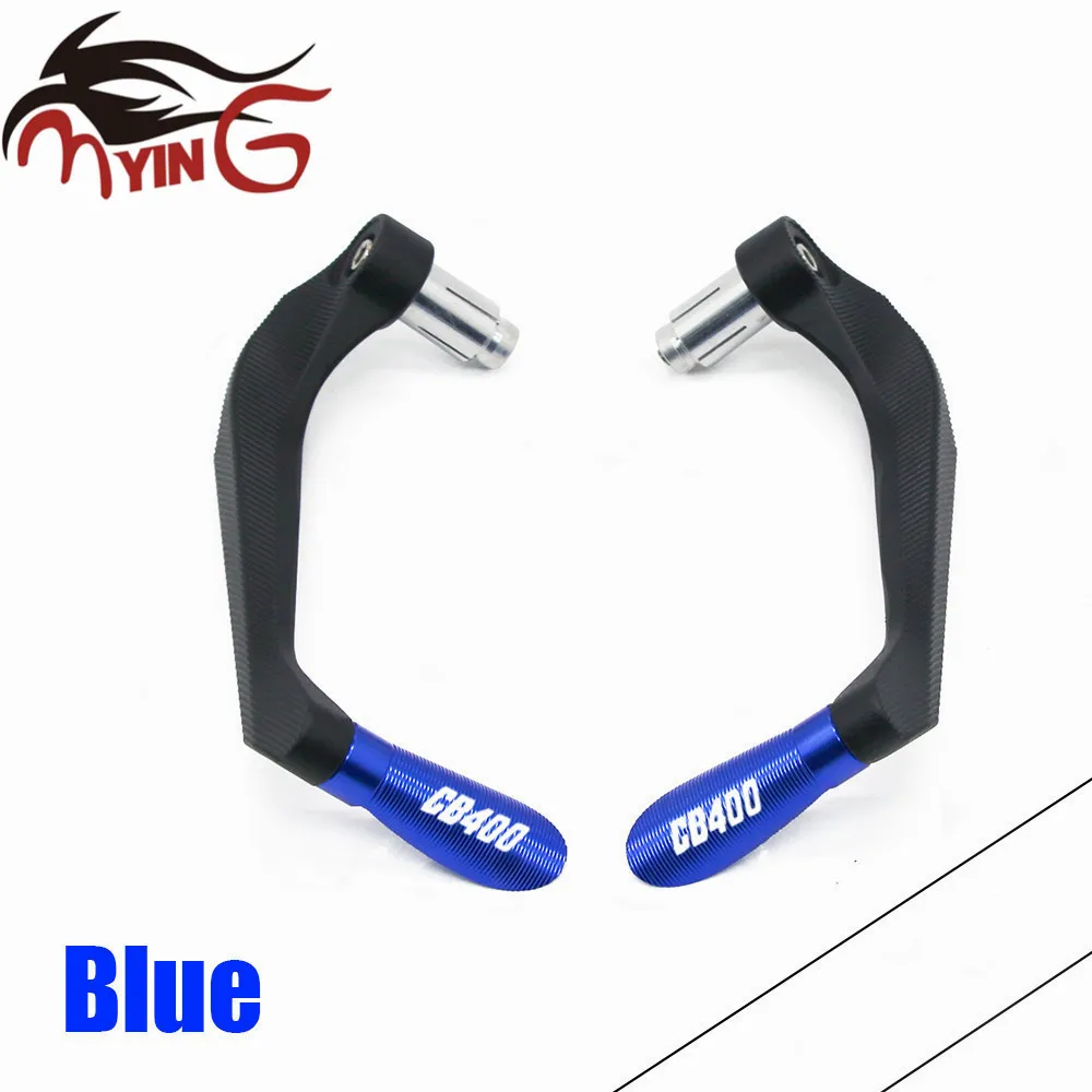 Motorcycle Universal 7/8&quot Handle Bar CNC Handlebar Grips Brake Clutch Levers Guard Protector For Honda CB400 CB 400 | Автомобили и