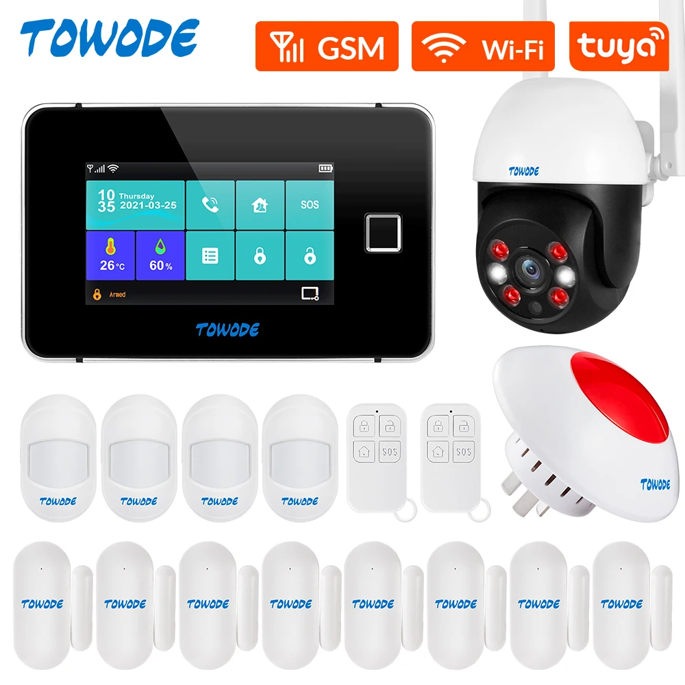 

Система сигнализации TOWODE G60 с поддержкой Wi-Fi и GSM