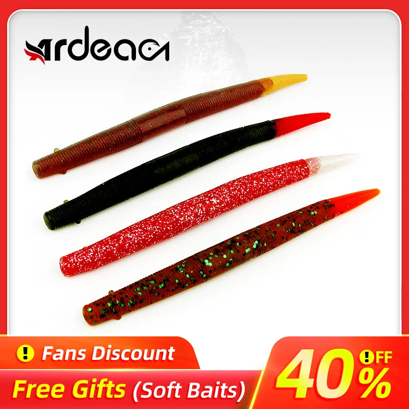 

ARDEA artificial silicone fishing bait 95mm 7.1g swinging soft shrimp bait, swinging bait for soft silicone sea bass