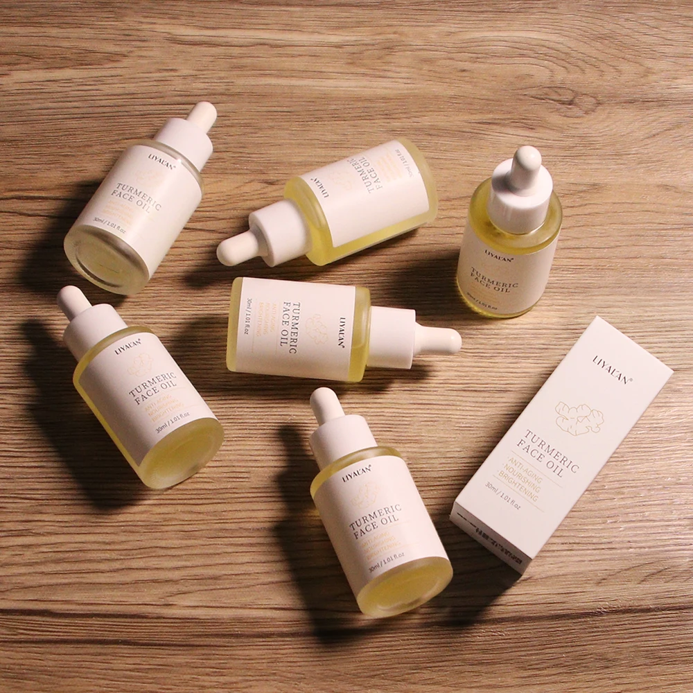 Сыворотка для лица с куркумой масло кожи блестящее против акне не жирное