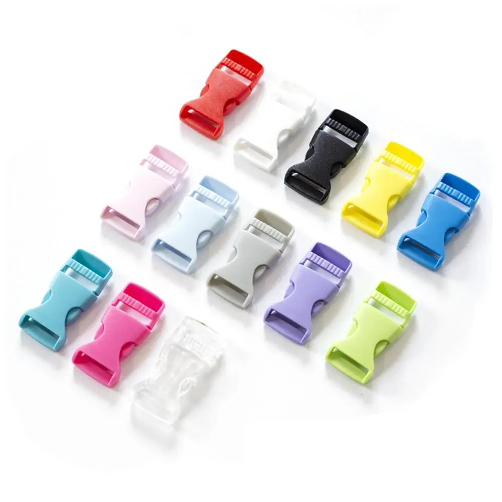 

1PCS/Lot Colorful Contoured Side Release Buckles Plastic For Paracord Shoes Bags Pets Collar DIY Bracelet Backpacks 20mm