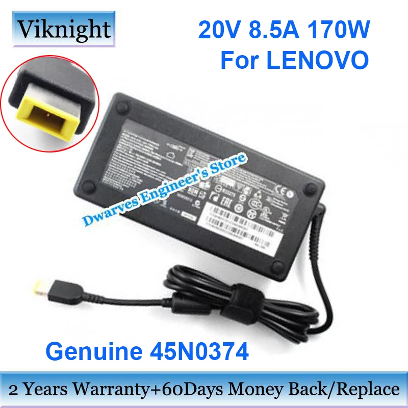 Charger 20v 8.5a 170w Power Supply For Lenovo Thinkpad T440p W541 W540 Adl170slc3a 36200320